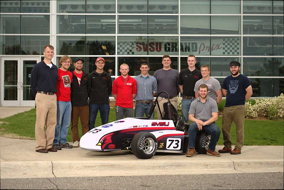 The 2015 team finished in 26th place out of 110 colleges and universities from around the world. They ranked highest among institutions without a graduate program in engineering by placing in the top 15 in acceleration, autocross, cost, presentation and skid pad.