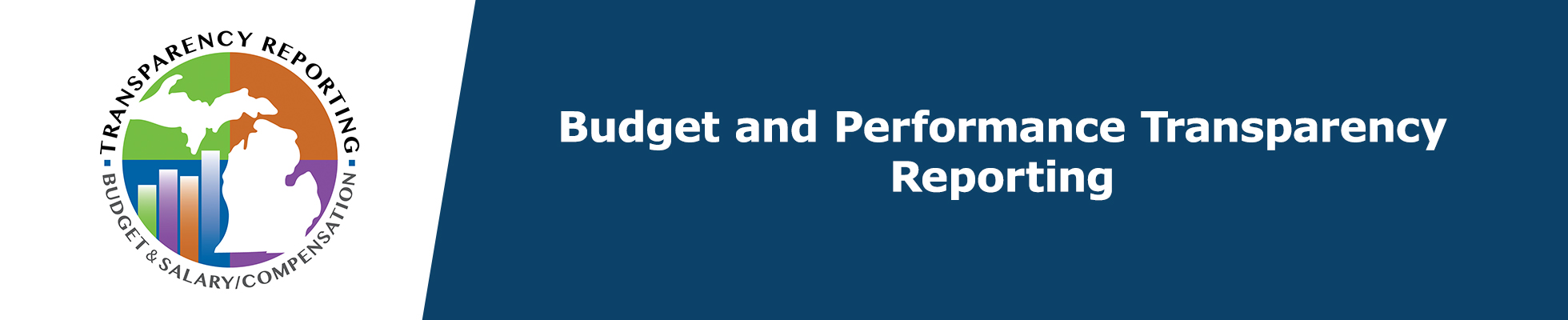 Budget and Performance Transparency Reporting Banner Logo