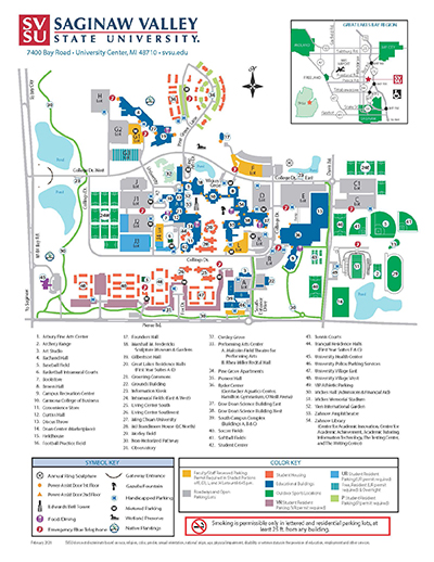 Map of SVSU - Faculty Handbook - SVSU