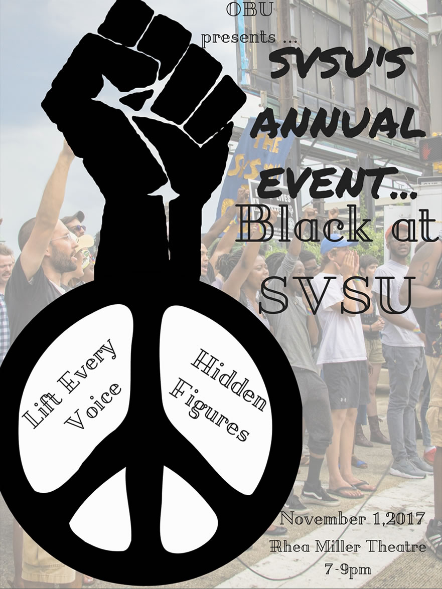 Black at SVSU - Lift every voice, hidden figures