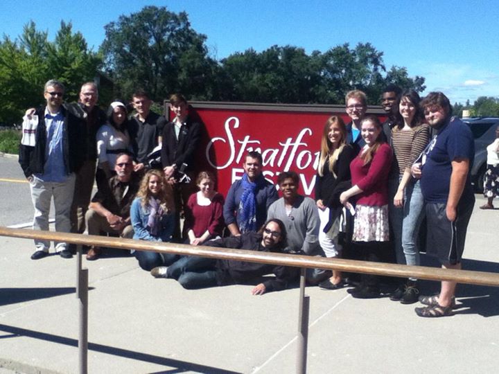 Theater students at Stratford Festival